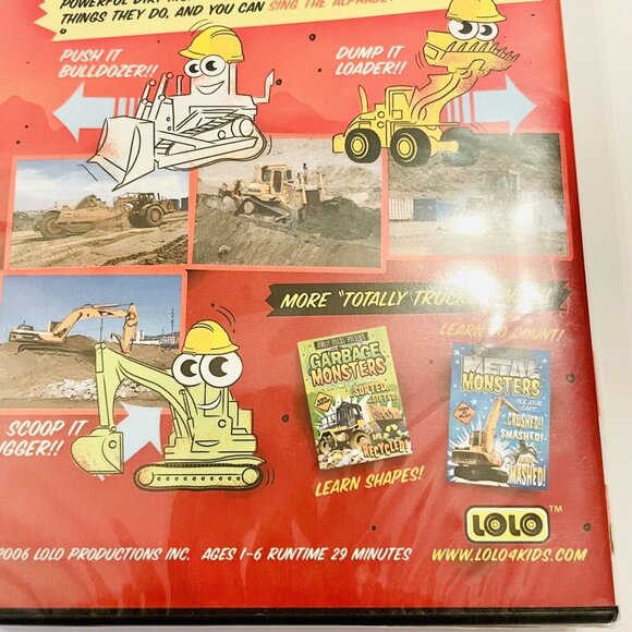 NEW DVD Totaly Trucks: Dirt Monsters Big Trucks Dig Scoop Dump ORIGINAL SEALED - Picture 7 of 12